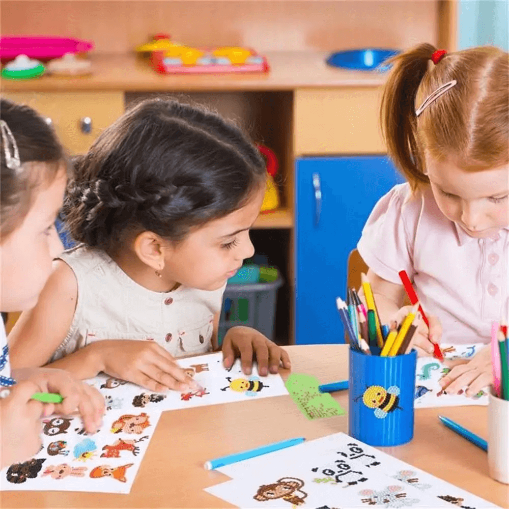 Kit de peinture diamant pour enfants : créations créatives à faire soi-même