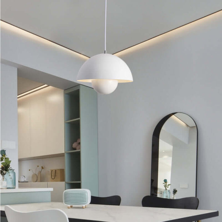 LED Hängeleuchte Blumentopf Design