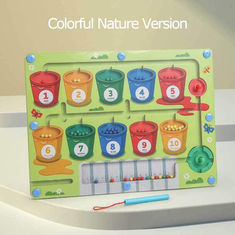 Farbenfrohes Magnetisches Zählspiel für Kinder