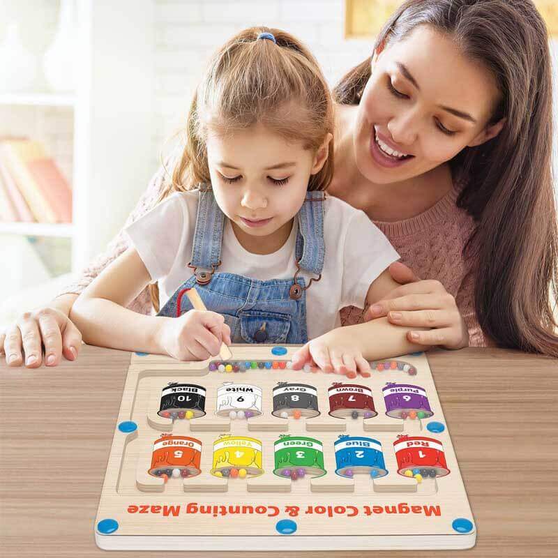 Farbenfrohes Magnetisches Zählspiel für Kinder