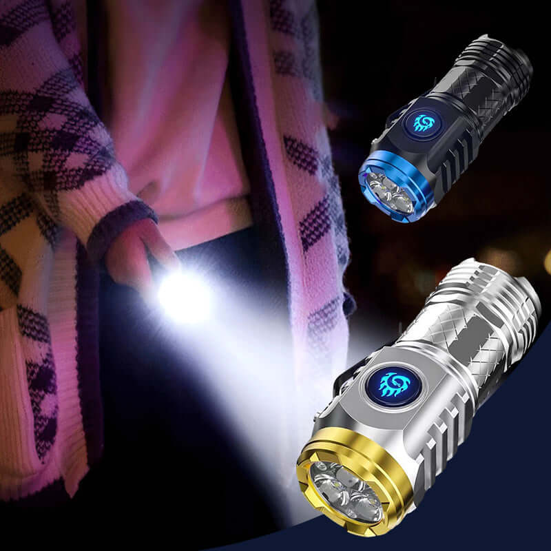 Kompakte LED Taschenlampe - Vielseitig & Leistungsstark