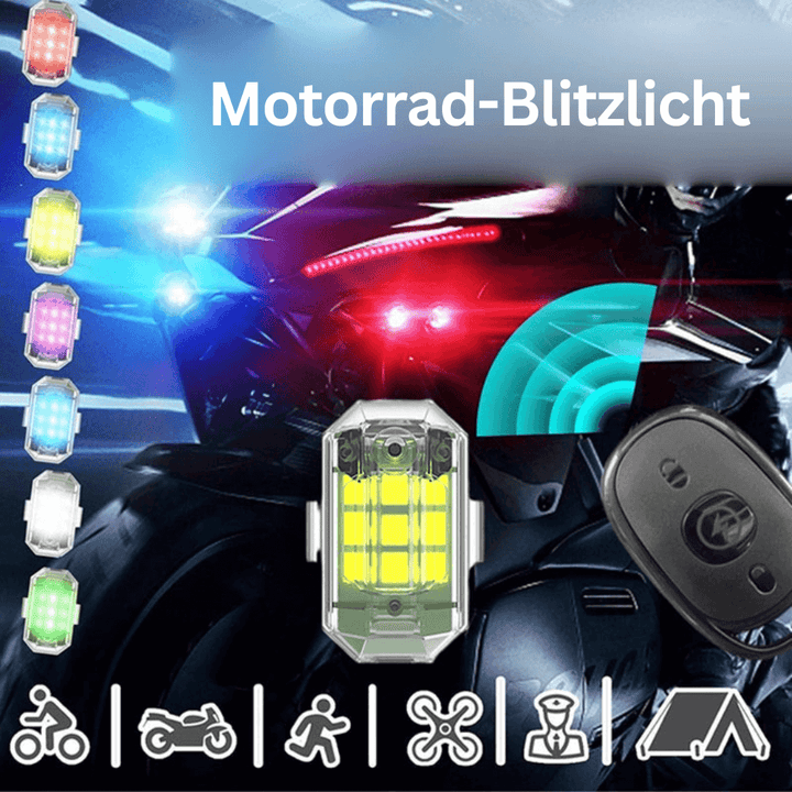 LED Taschenlampe, 7 Farben, 7 Modi, Wasserdicht