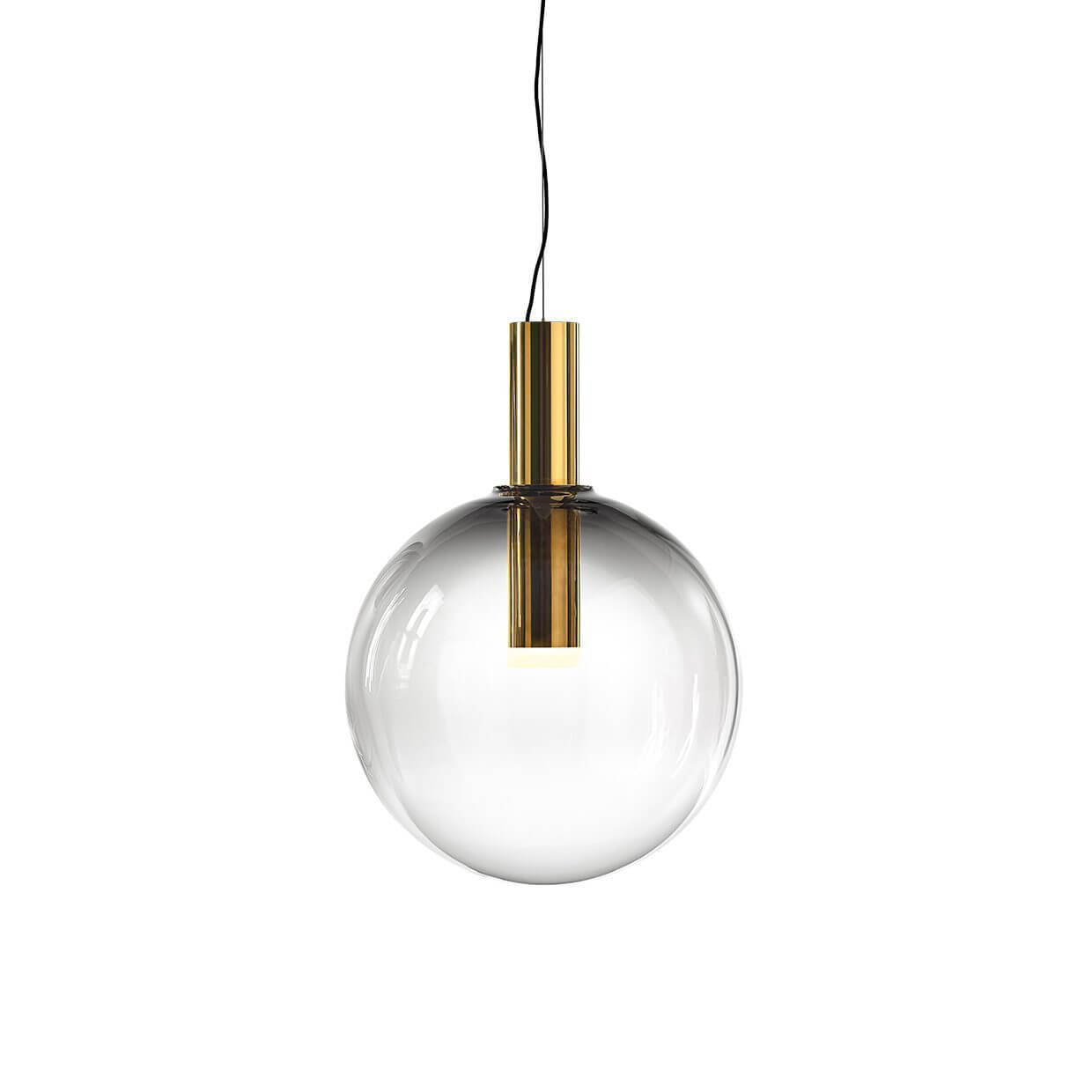 Elegante Pendelleuchte Glas & Metall