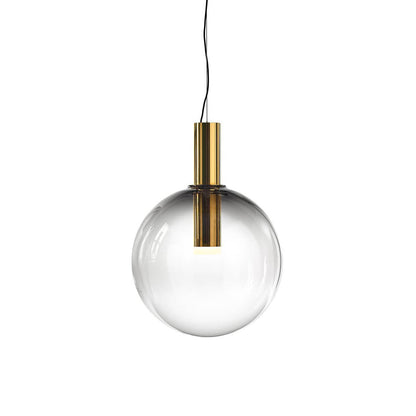 Elegante Pendelleuchte Glas & Metall