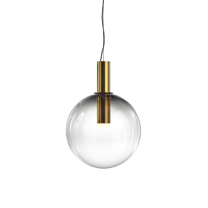 Elegante Pendelleuchte Glas & Metall