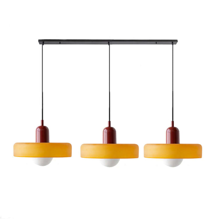Lampe suspendue Bauhaus à 3 têtes