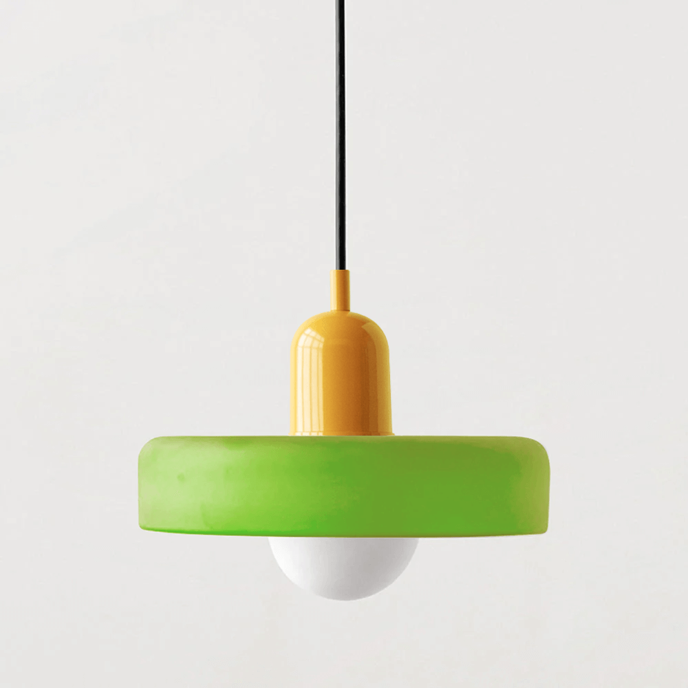 Bunte Glas-Hängelampe - Modernes Design