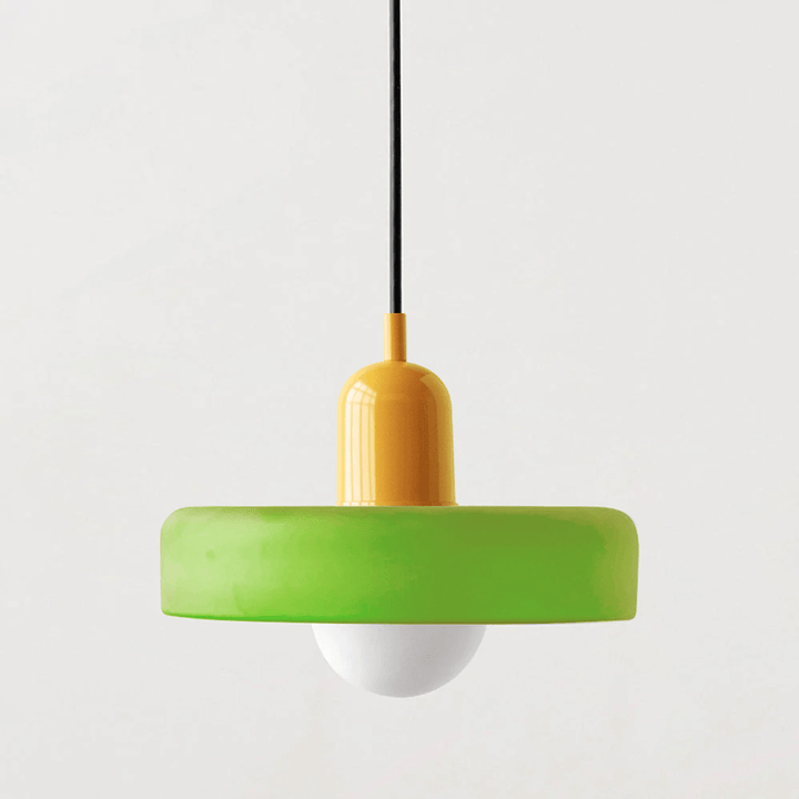 Bunte Glas-Hängelampe - Modernes Design