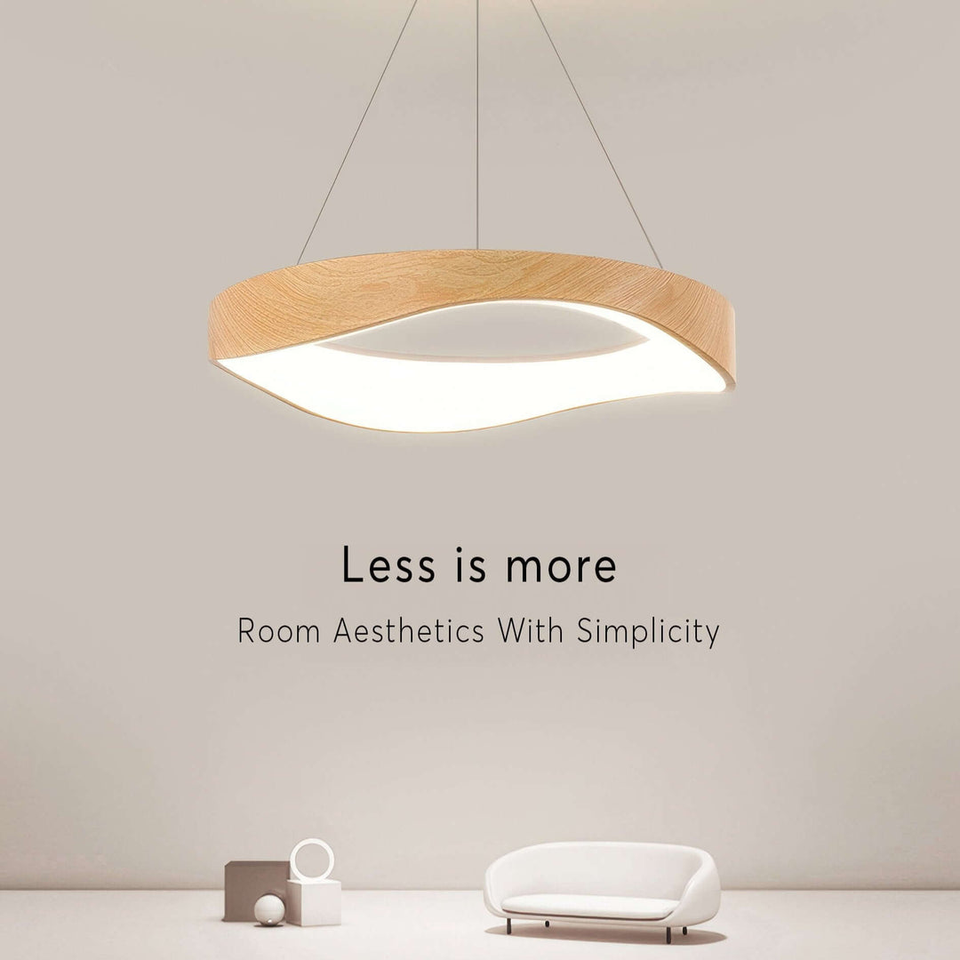 Moderne Runde LED-Pendelleuchte