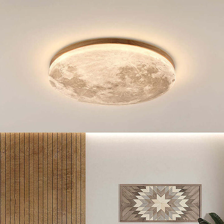 Plafonnier LED en forme de lune