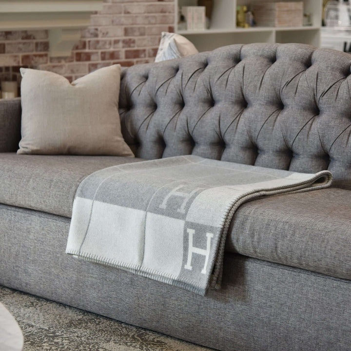 Couverture douillette en laine et cachemire 140x170cm