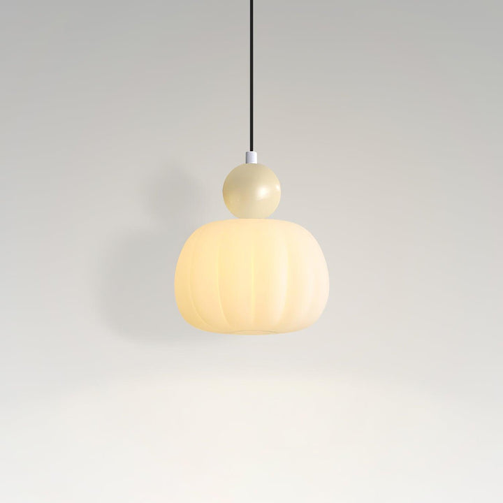 Elegante Kürbis Pendelleuchte, 14cm