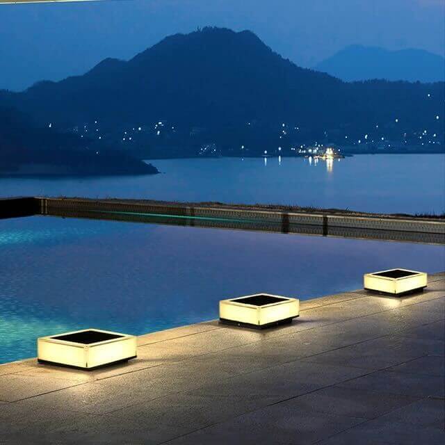 Solar Aussenleuchte, LED, Wasserdicht