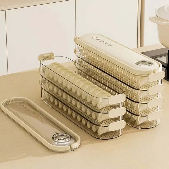 Boîte de conservation alimentaire empilable avec couvercle - FridgeStack