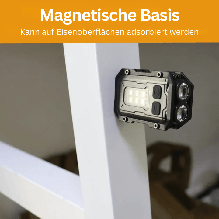Taktische LED Taschenlampe, wiederaufladbar, Mini