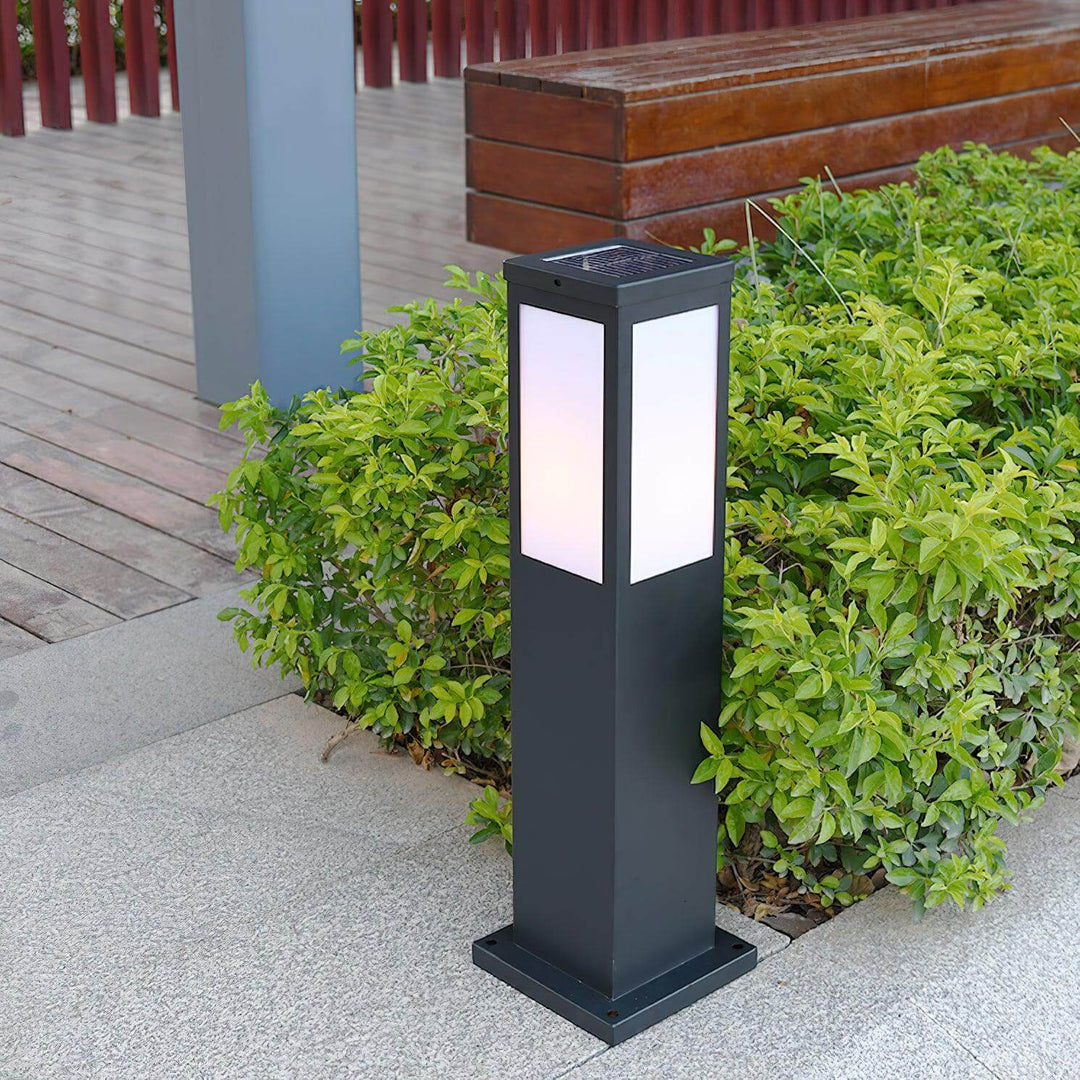 Moderne LED Pollerleuchte Außen Garten