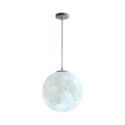 3D Mond Pendelleuchte - dimmbar