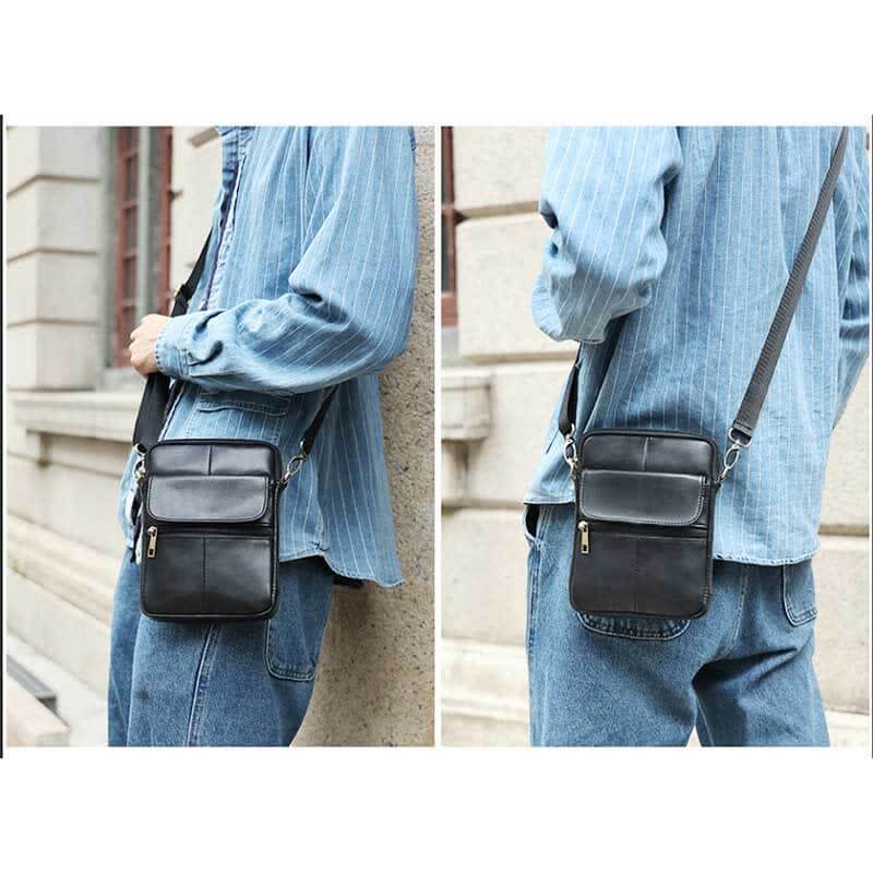 Leder Umhängetasche Herren