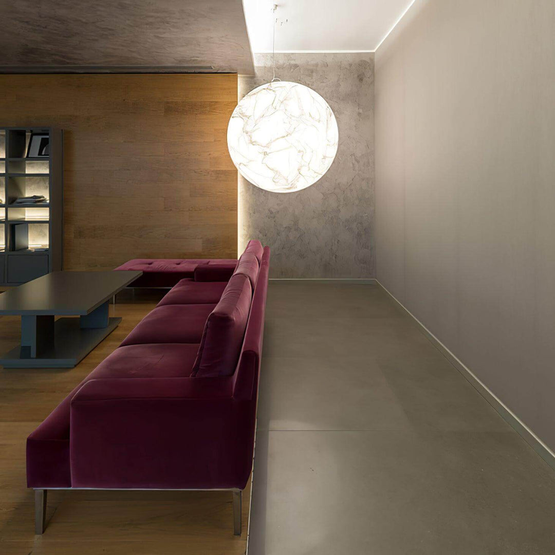 Mondseiden Pendelleuchte - Modernes Design