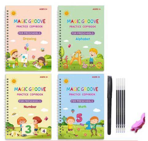 Coffret d'écriture pour enfants - Chiffres, lettres et dessin