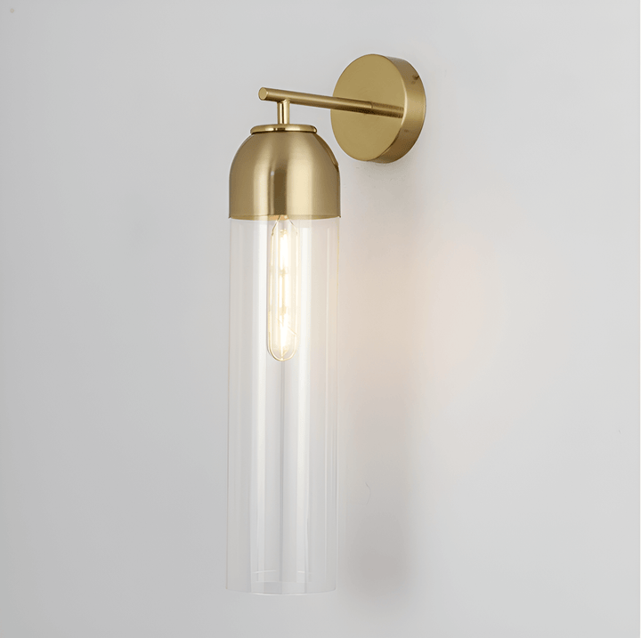 Elegante Kunstglas-Wandleuchte