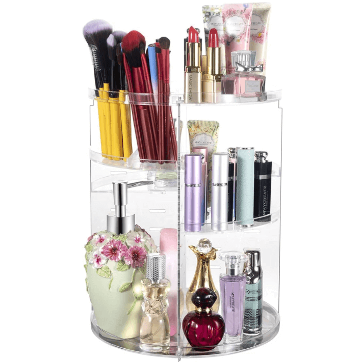 360° Drehbarer Kosmetikorganizer - Make-up Aufbewahrung