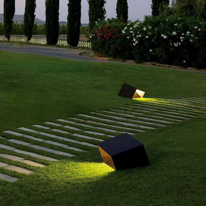 Solar Aussenleuchte Garten LED Würfel IP65