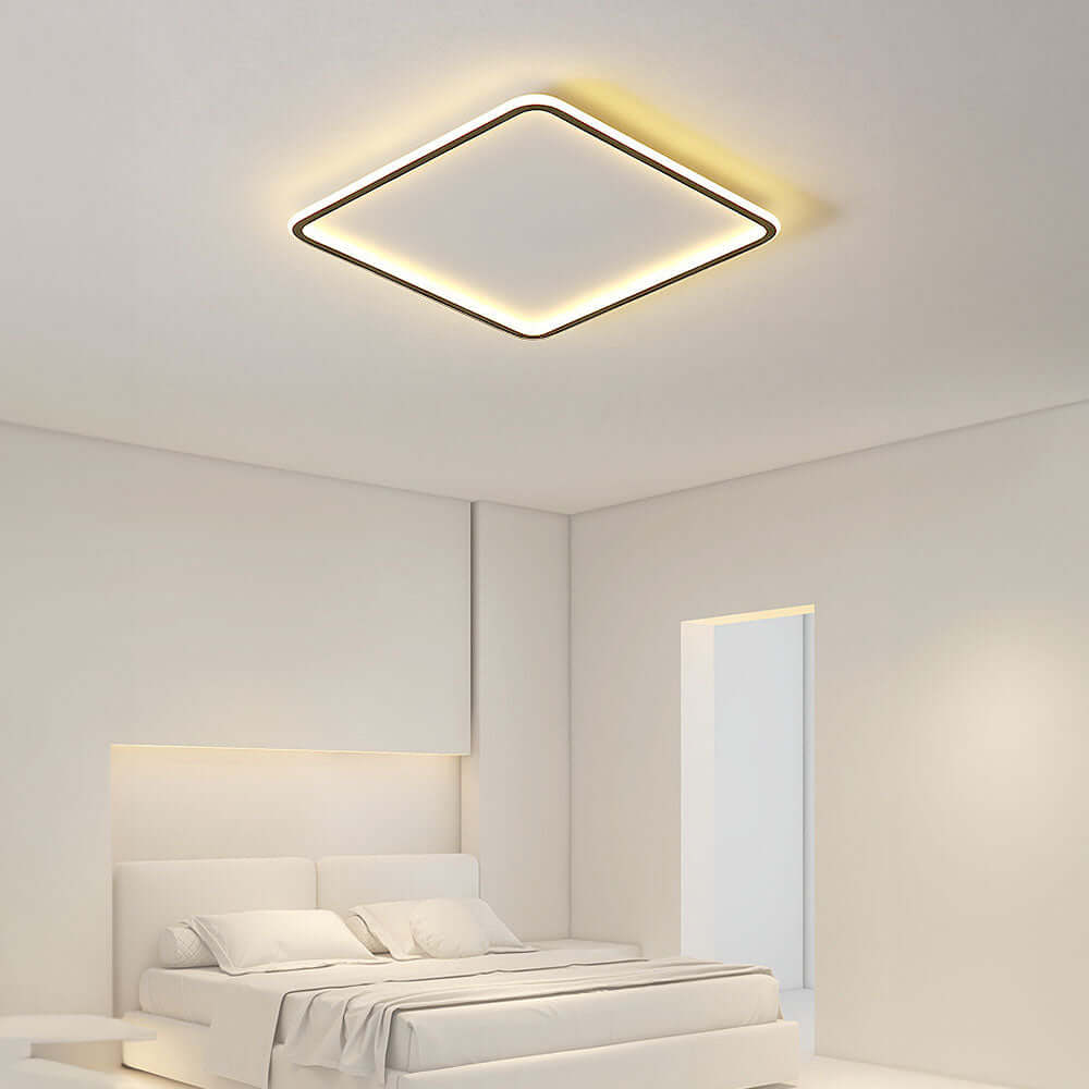 Quadratische LED Deckenleuchte