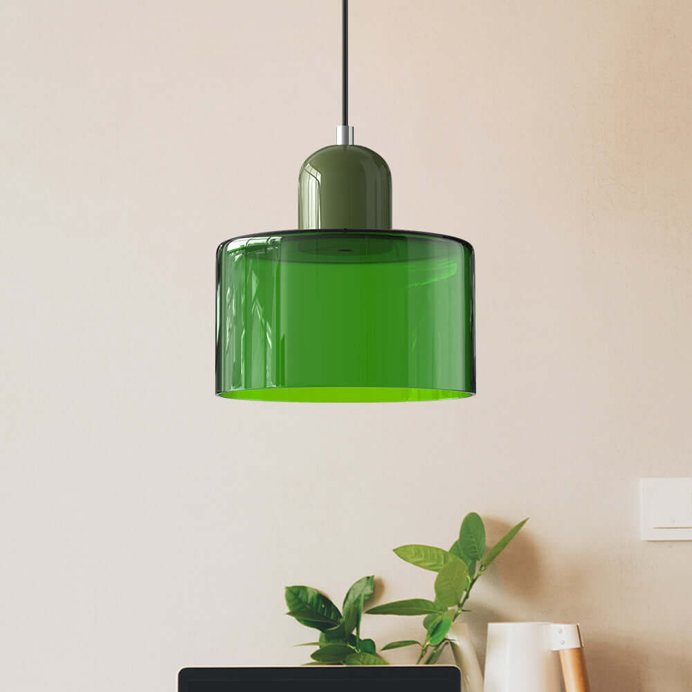 Bauhaus Glaspendelleuchte Modern