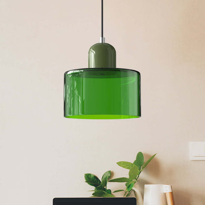 Bauhaus Glaspendelleuchte Modern