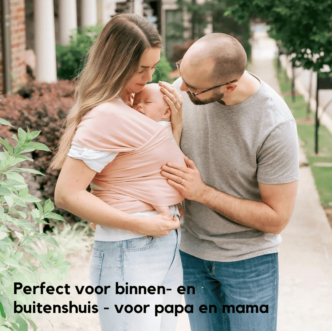 Ergonomische Babytrage mit Rückenunterstützung