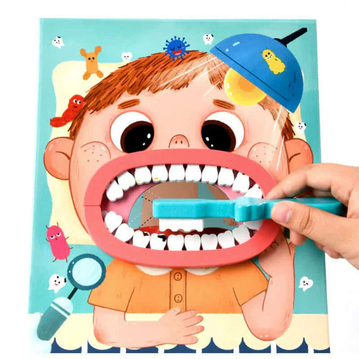 Coffret de dentiste pour enfants - jeu de rôle et soins dentaires 