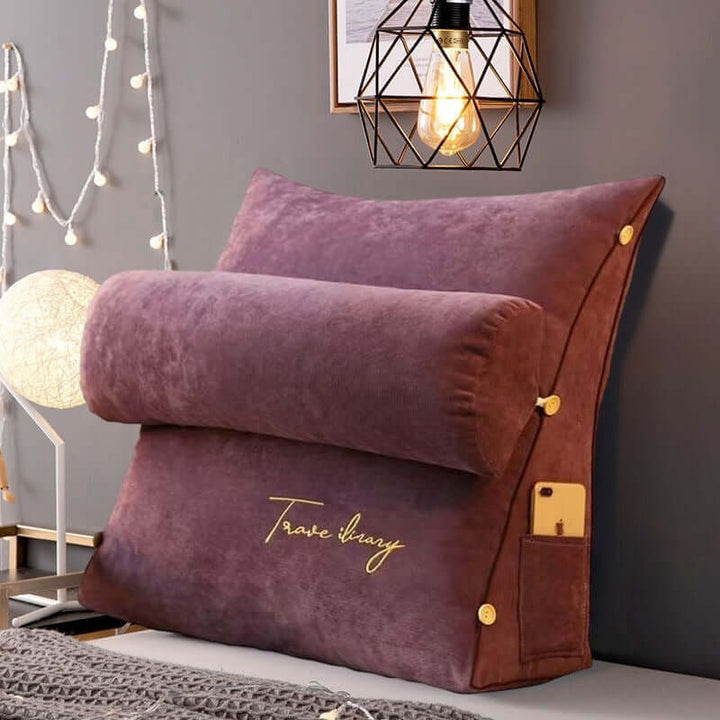Coussin de soutien dorsal triangulaire pour plus de confort