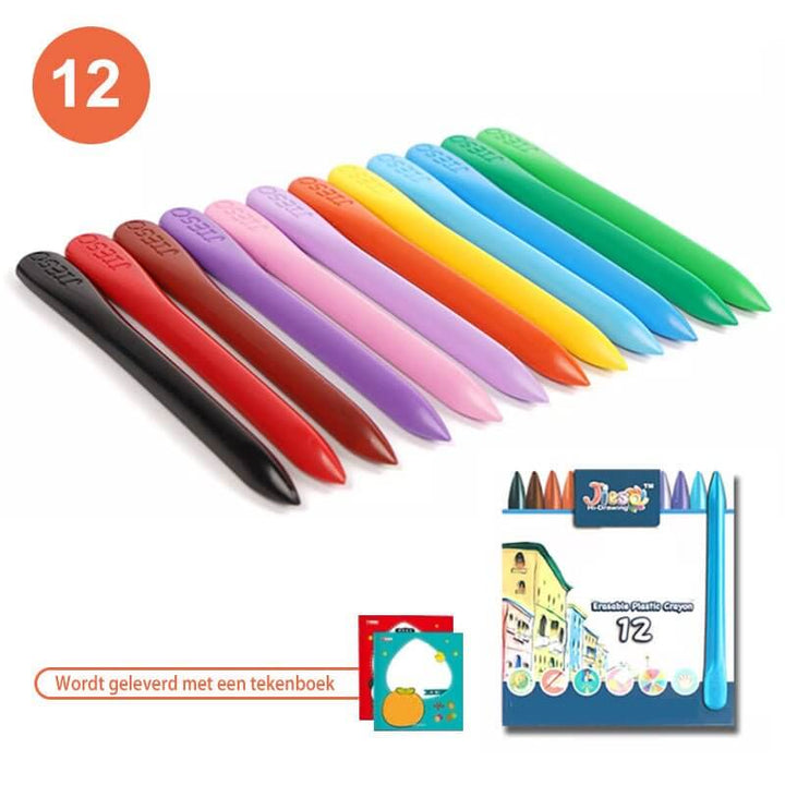 Coffret créatif - Crayons de cire colorés fabriqués à partir de matériaux organiques