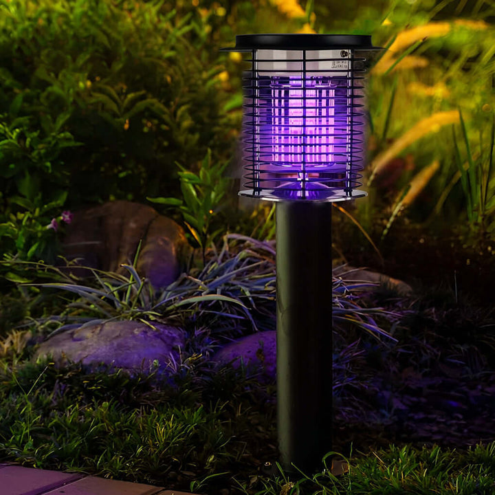 Piège à moustiques solaire étanche avec lumière LED