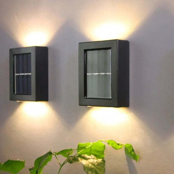 Solar LED Wandleuchte Außen