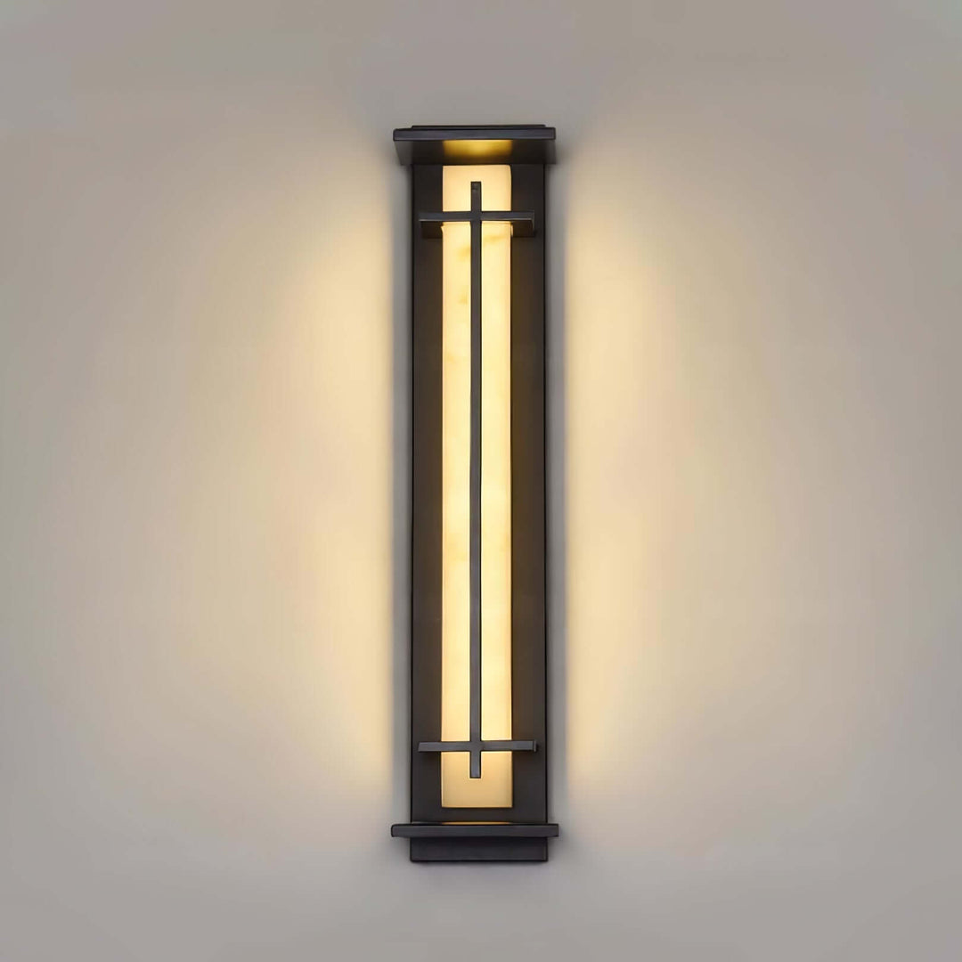 Quadratische LED-Außenwandleuchte