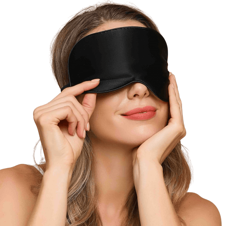 Seiden Schlafmaske für Damen & Herren - 100% Lichtblockierung