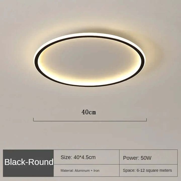 Plafonnier LED scandinave - Rond moderne