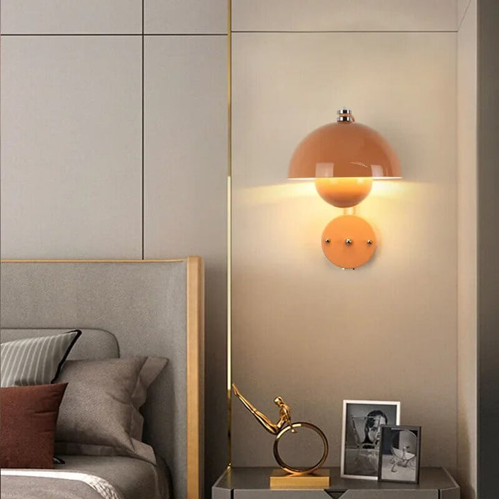 Moderne LED-Wandleuchte Blume