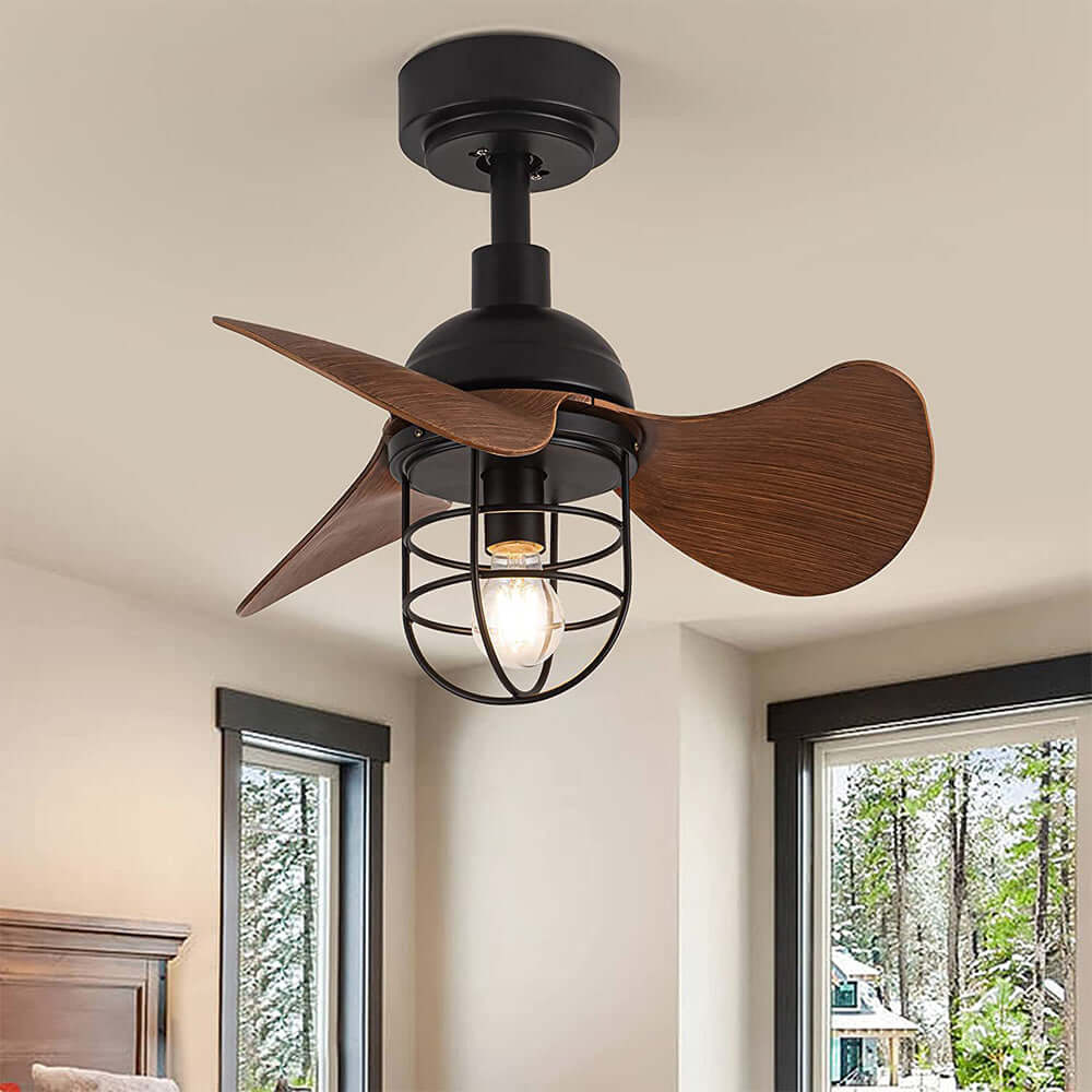 Moderner Deckenventilator mit Beleuchtung