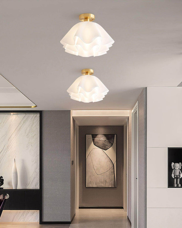 Plafonnier moderne en cuivre