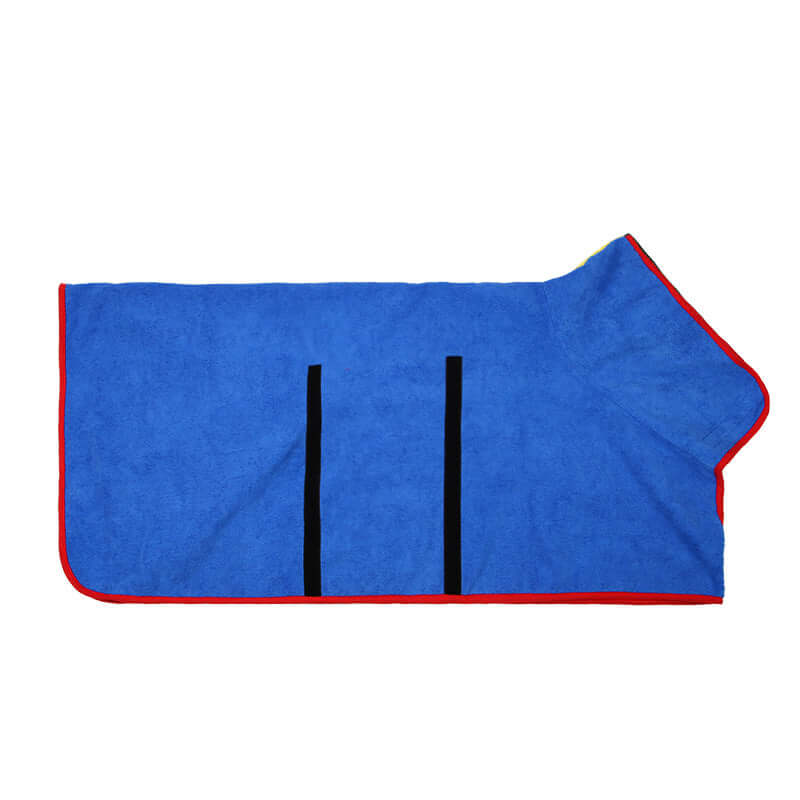 Peignoir absorbant en microfibre pour chien