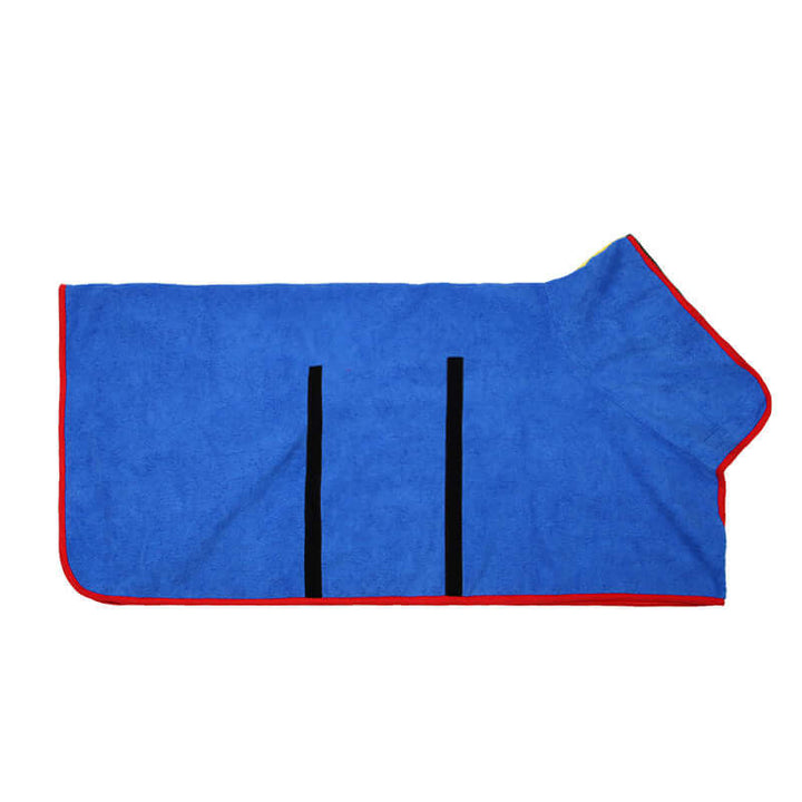 Peignoir absorbant en microfibre pour chien
