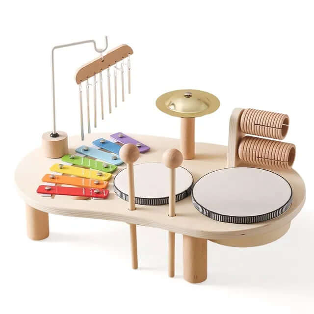 Holzbrettspielzeug Musikstation - Kreativspielzeug für Kinder