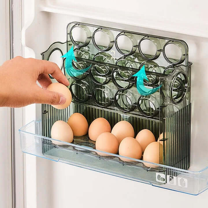 Eierorganizer - Platzsparend & Übersichtlich