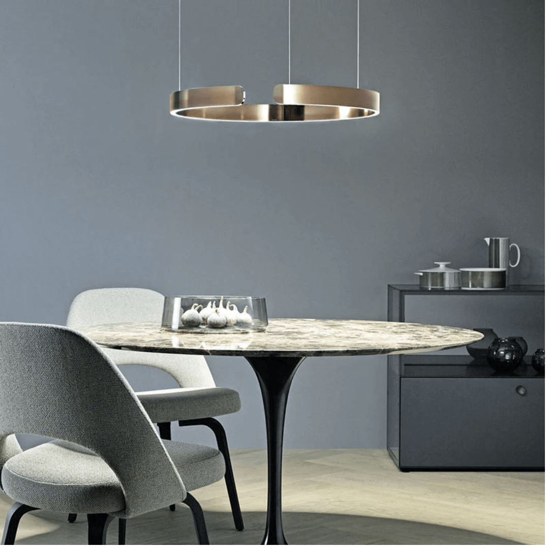 Suspension annulaire LED moderne