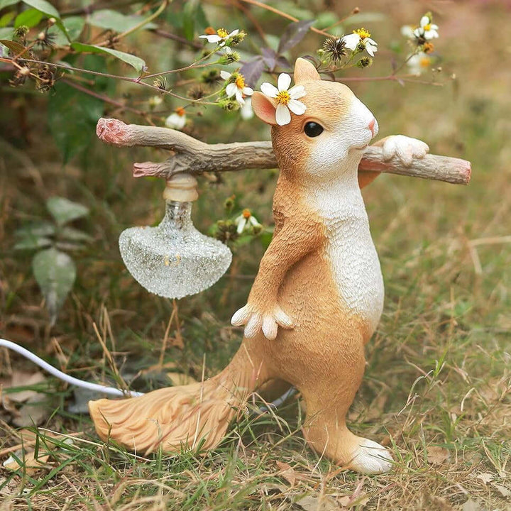 Dekorative Eichhörnchen Tischlampe mit LED