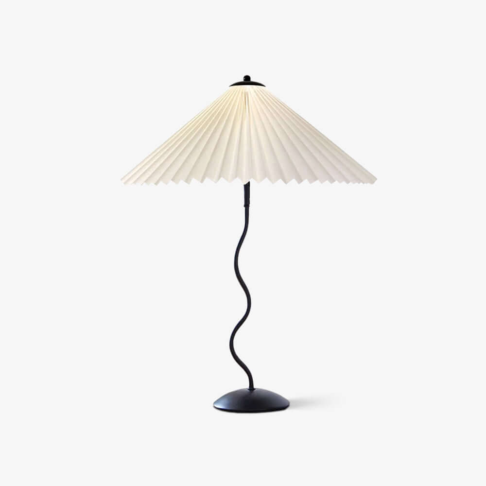 Designer Tischlampe Metall Modern Wellenförmig