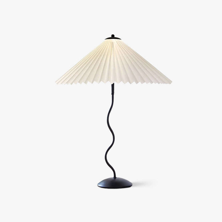 Designer Tischlampe Metall Modern Wellenförmig